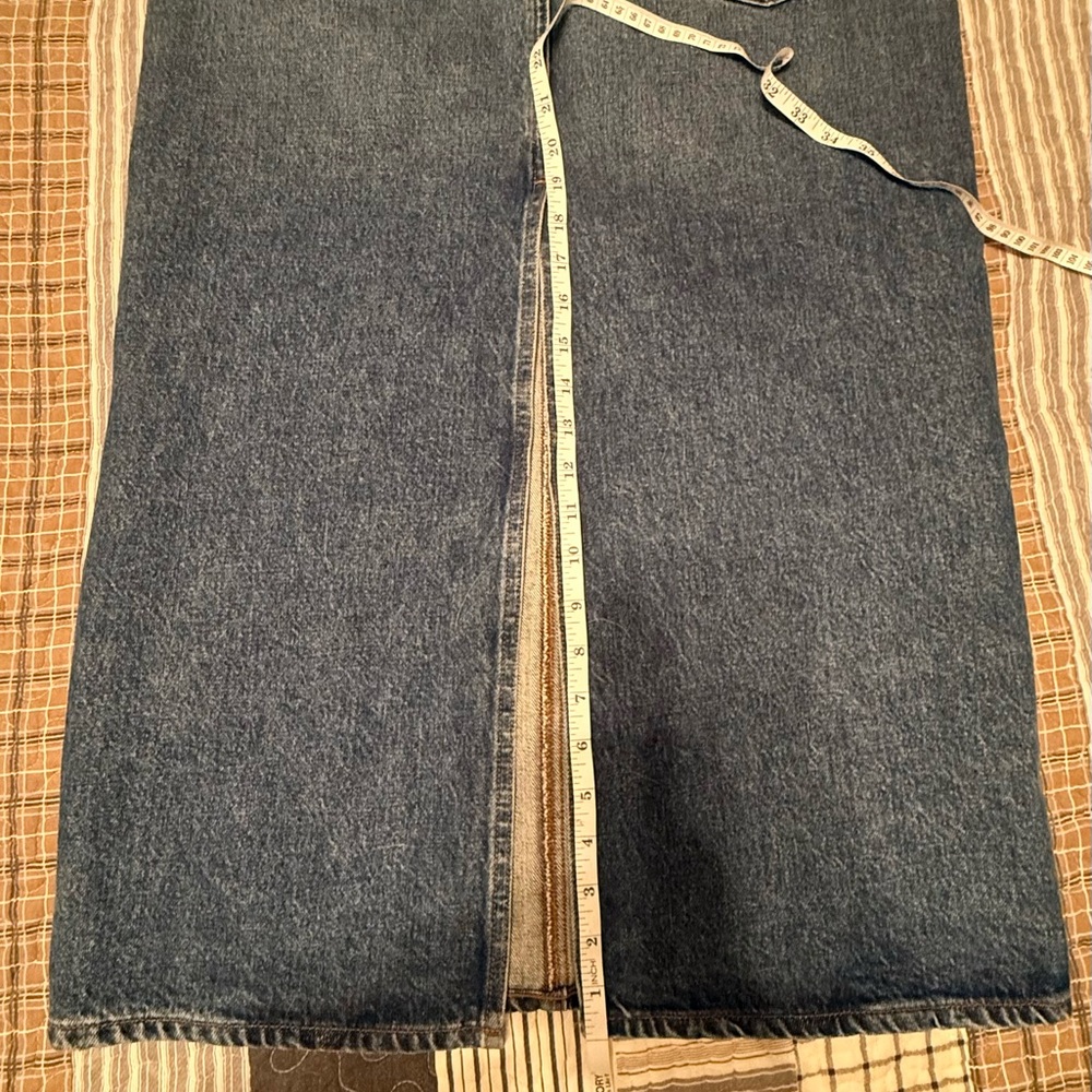 Citizens Of Humanity Blue Denim Skirt - Picture 8 of 8